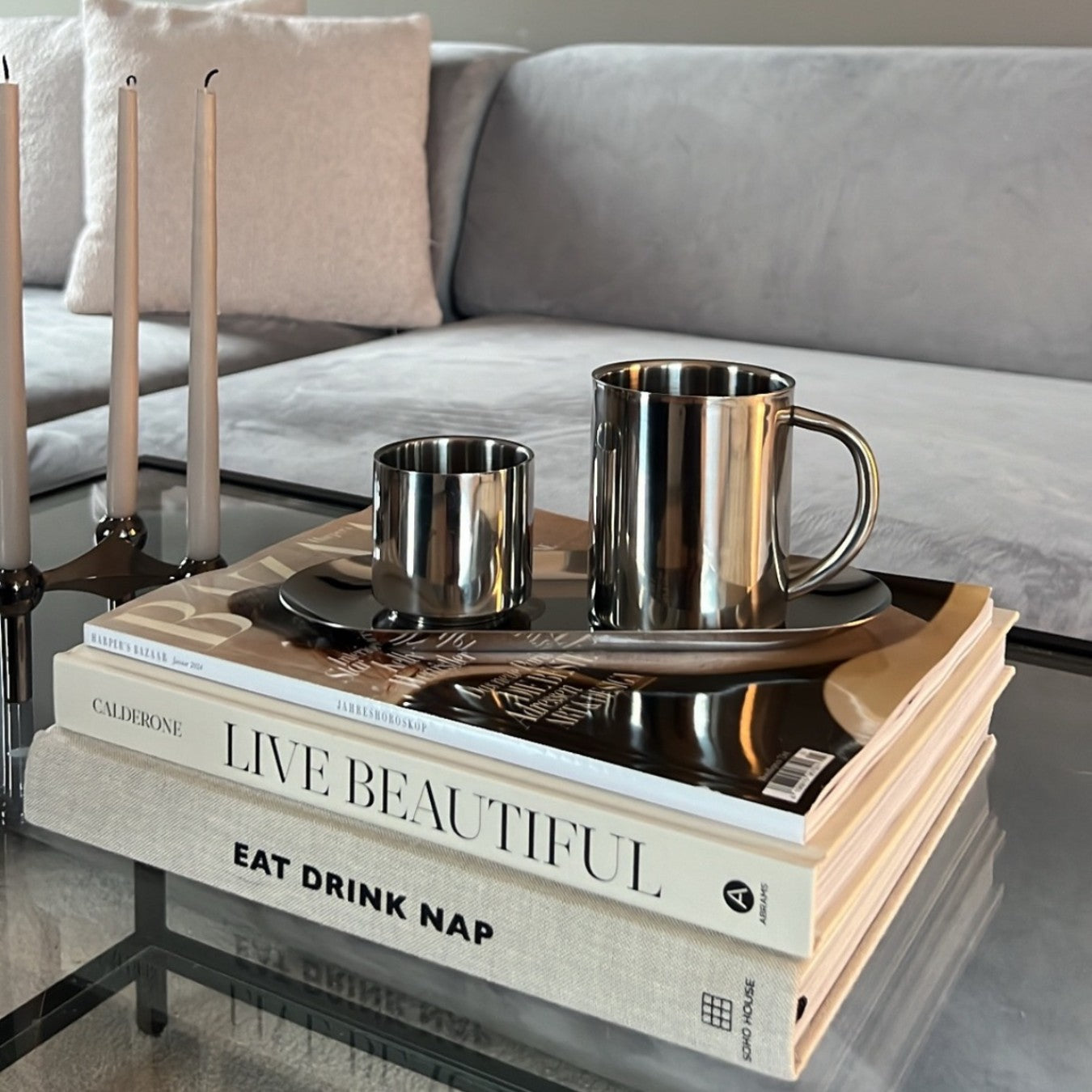 Juego de Café Elegante Milano Duo