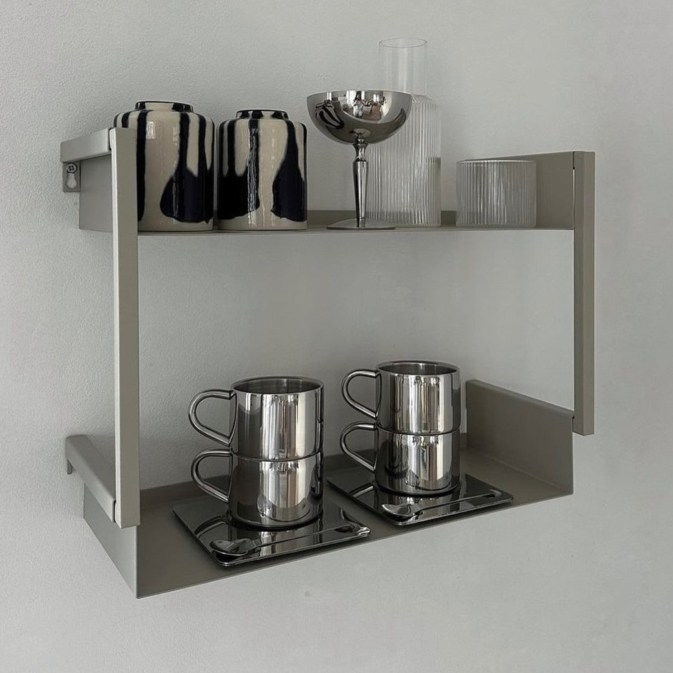 Set de Taza en Acero inox