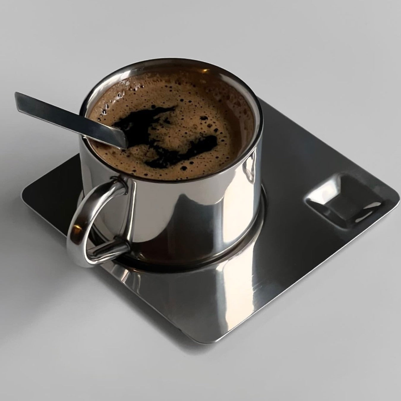 Set de Taza en Acero inox