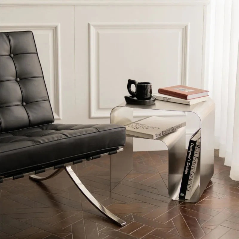 Mesa Auxiliar Vintage de Acero