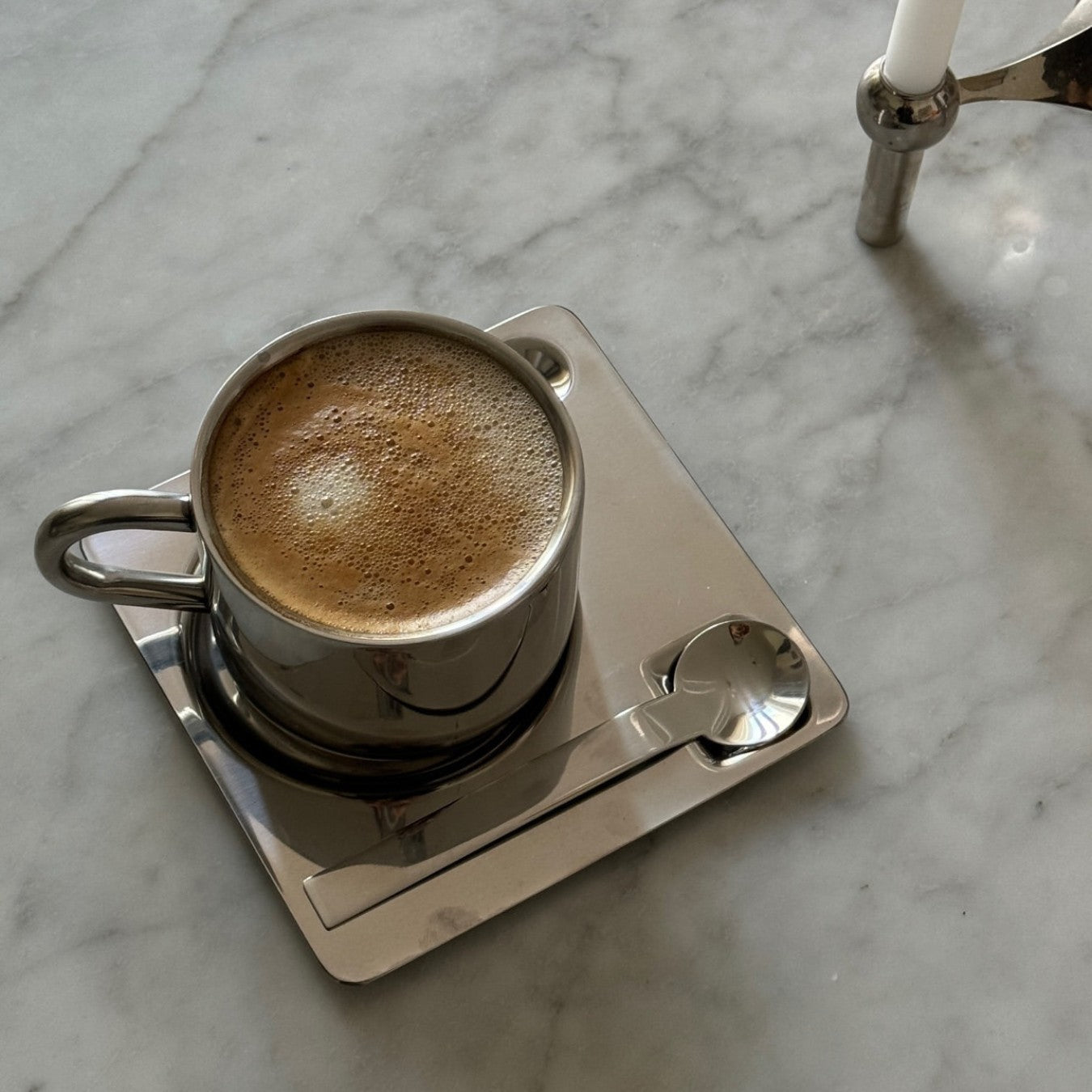 Set de Taza en Acero inox