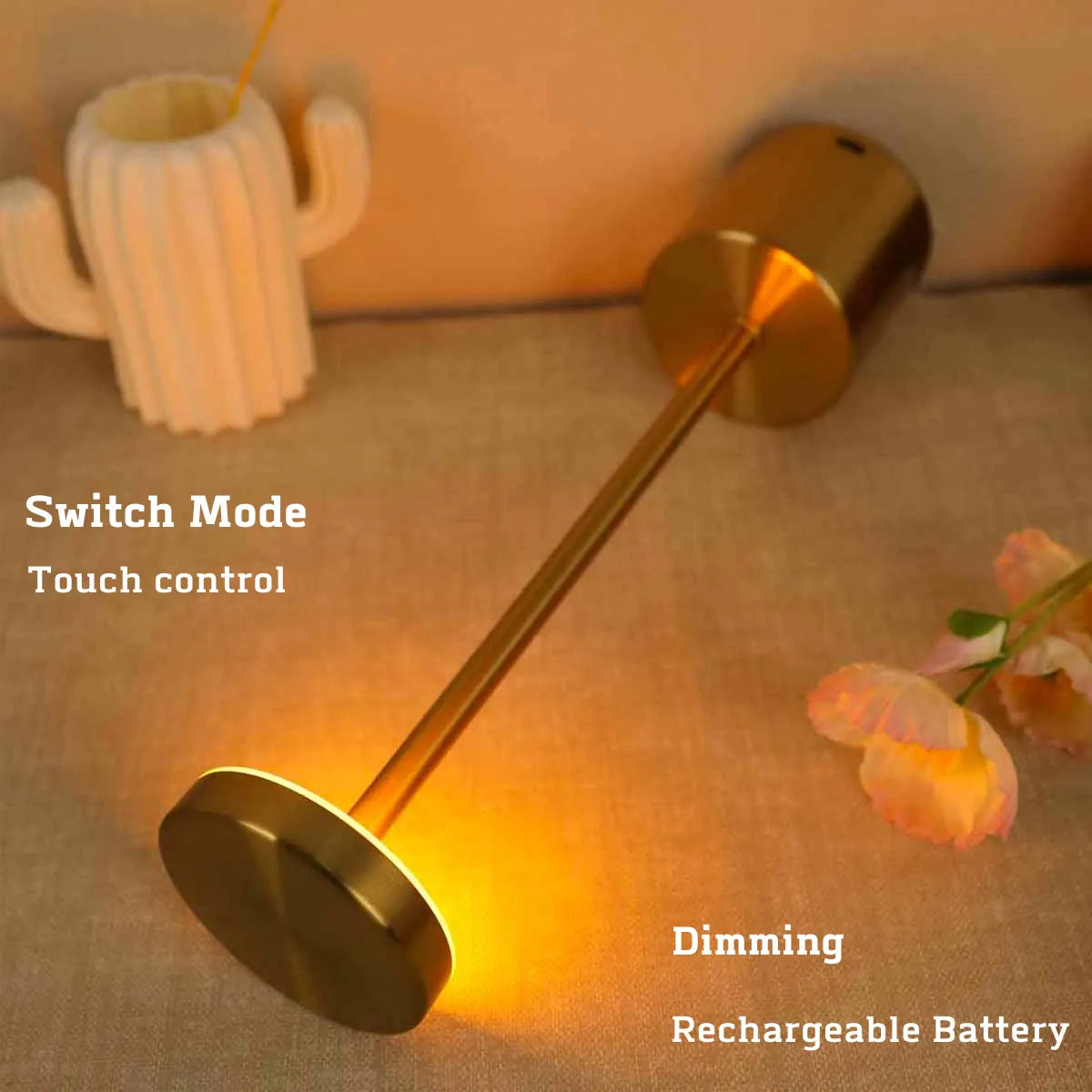 Lámpara LED Elegante y Recargable